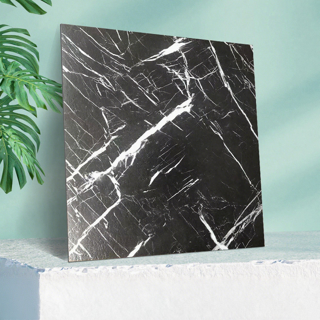 Marble floor stickers, self-adhesive floor stickers, waterproof, moisture-proof, scratch-resistant, non-slip, extra thick