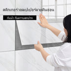 สติกเกอร์ผนังลายกระเบื้อง การออกแบบหรูระดับสูง วัสดุ PVC กันน้ำ กันความชื้น ปิดส่วนที่ไม่สวยงาม
