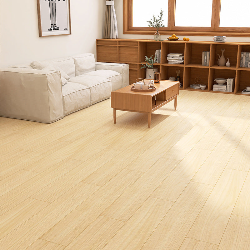 สติกเกอร์พื้นลายไม้  แผ่นติดตกแต่ง PVC แบบติดเอง กันไฟ กันน้ำ กันลื่น กาวแรงมาก ตัดง่าย ติดตั้งที่มุมได้ง่าย