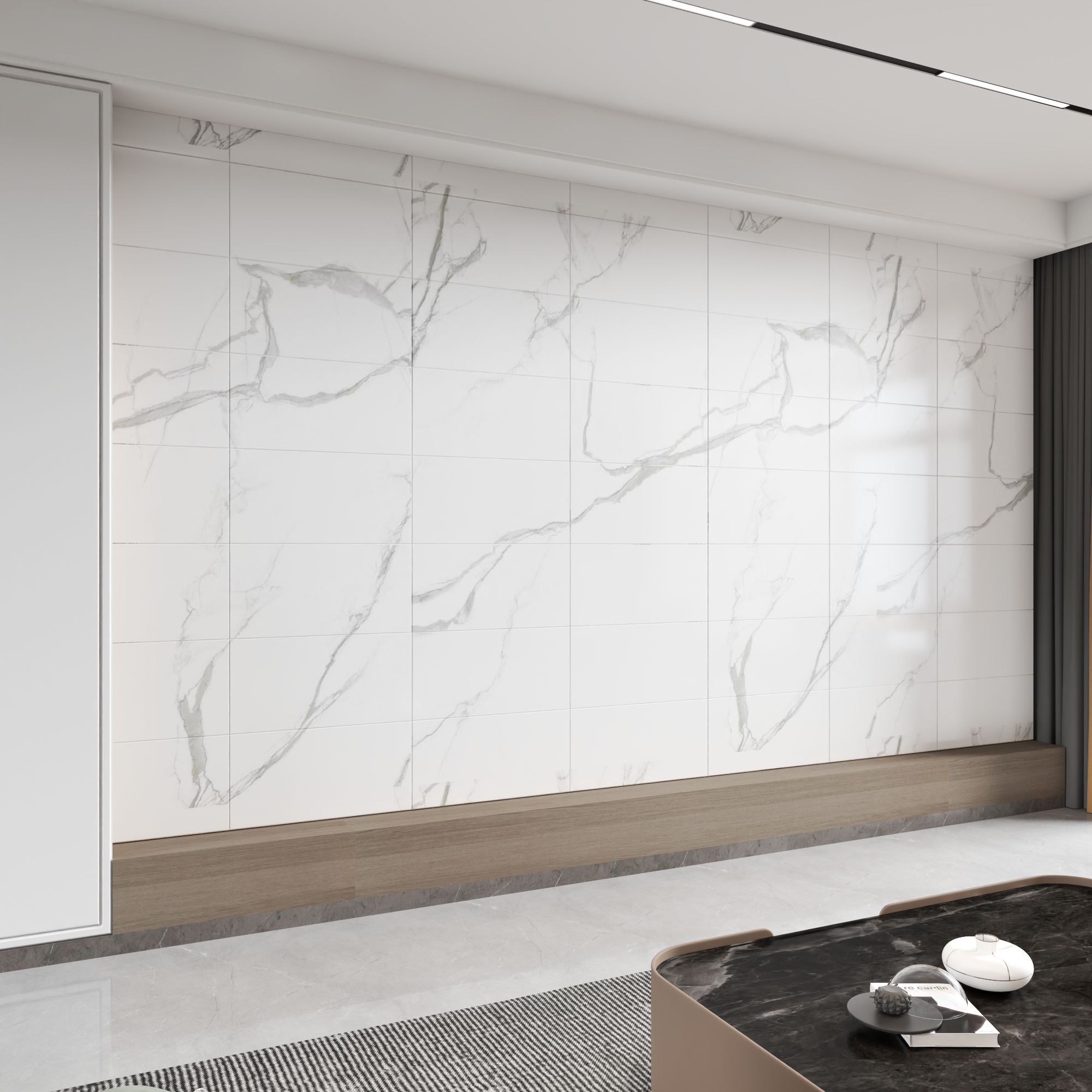 สติกเกอร์ติดผนังลายหินอ่อน 10 ชิ้น - Image 3