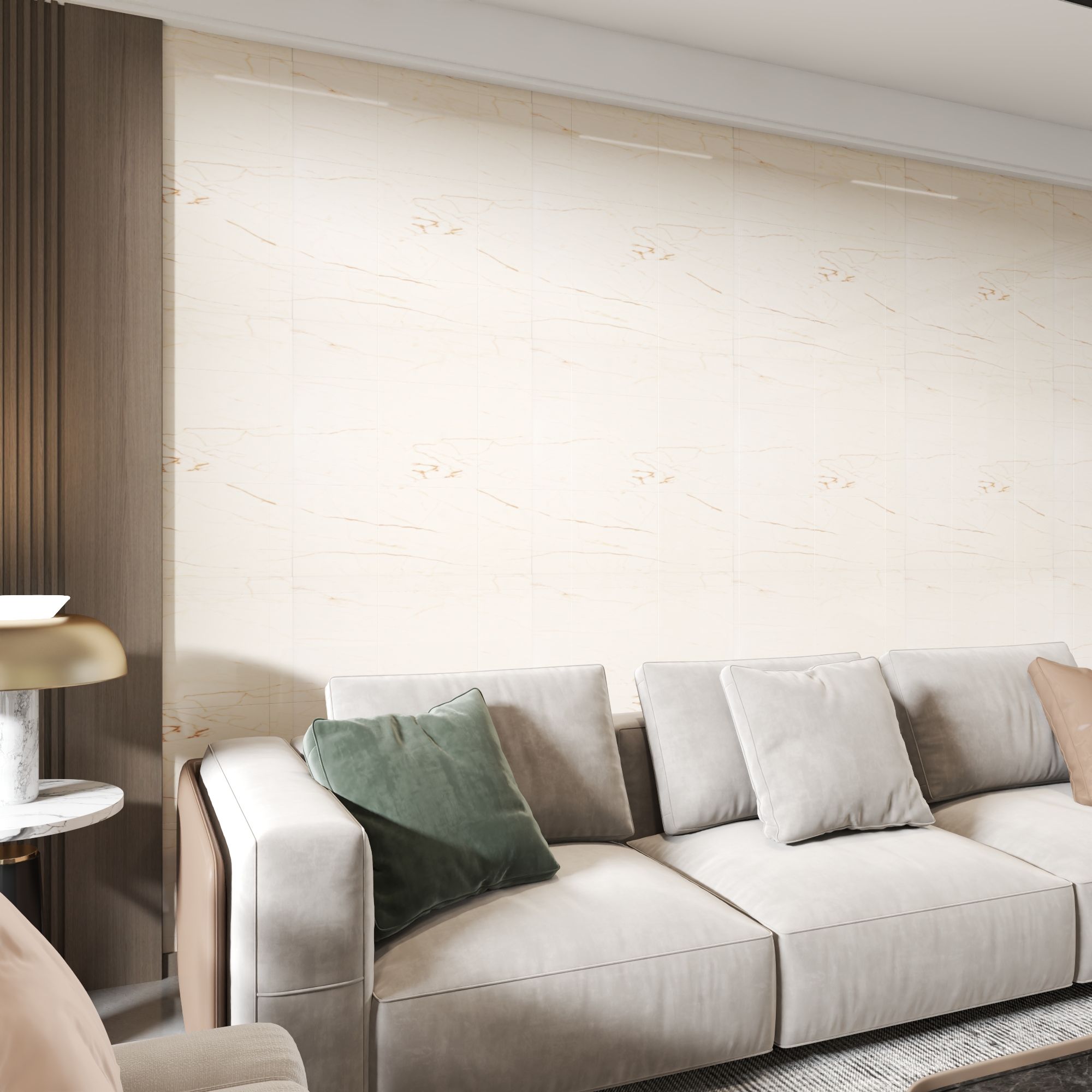 สติกเกอร์ติดผนังลายหินอ่อน 10 ชิ้น - Image 4